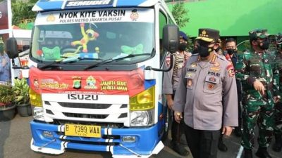 Pastikan Perekonomian dan Prokes Berjalan, Kapolri Gelar Posko PPKM di Pasar