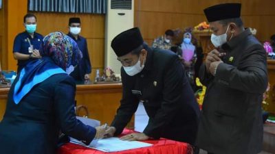 Tiga Ranperda LKPJ Bupati 2020 Disetujui DPRD Sidrap