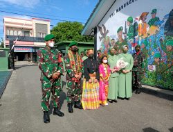 Danrem 141/Toddopuli di Sambut Jajar Kehormatan TMMD 111 Kodim 1415/Selayar