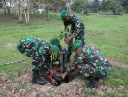 Inovasi Lestari Yonif 725/Woroagi Menjaga Keseimbangan Oksigen di Masa Pandemi