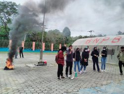 Dugaan Mark Up Anggaran Covid, Front Rakyat Anti Korupsi Geruduk BPBD Sultra