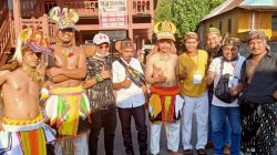 Memeriahkan HUT Ke-3, Komunitas Adat Manggarai-Makassar (KAM-M) Gelar Tarian Caci