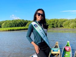 Miss Earth Sulsel Apresiasi Gerakan Lestari 50.000 Bibit Pada Jambore Magrove di Sulsel