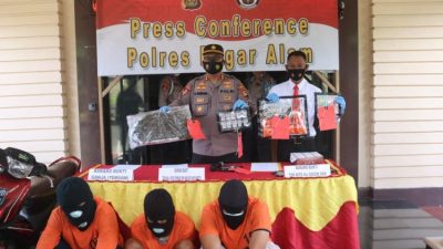 Satres Narkoba Polres Pagaralam Ringkus 3 Bandar Besar di Wilayahnya