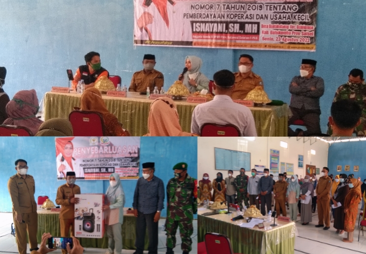 Anggota DPRD Sulsel, Isnayani, SH,MH lakukan Sosialisasi Perda No 7 di Desa Bonto Bualeng, Bulukumpa