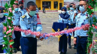 Kadiv Yankum Kemenkumham Sul-Sel Resmikan Taman Ramah Anak Rutan Pinrang