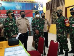 Pastikan Kesiapannya, Dandim 1417/Kdi Bersama Tim Gugus Tugas dari Mabes TNI Sambangi Posko PPKM