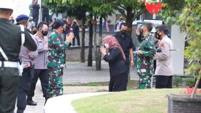Dandim 0732/Sleman Sambut Kedatangan Panglima TNI dan Kapolri