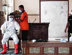 PC LDII Pedan Gelar Diklat Pemulasaran Jenazah Covid-19