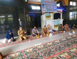 Kanit Binmas Polsek Bulukumpa Ikut Sosialisasi Penanganan Virus Corona di Dusun Cilallang
