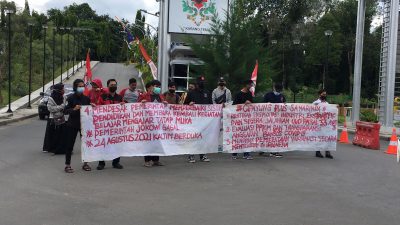 Gelar Demontrasi, Cipayung Plus Samarinda Layangkan Empat Tuntutan Ke Presiden Jokowi