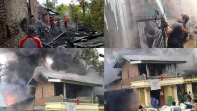 Rumah Warga Bonto Mate’ne Terbakar, 22 Karung Cengkeh Kering Gagal di Selamatkan