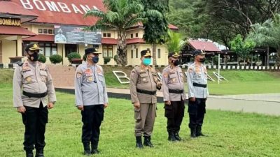 Apel Gelar Pasukan Operasi Patuh Anoa 2021 di Polres Bombana