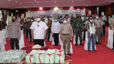 Sebanyak 10.475 Warga Sultra Kembali Kebagian Sertifikat Tanah