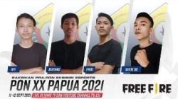 Tim Free Fire Sulawesi Tenggara Yang meraih menadi emas di PON Papua 2021