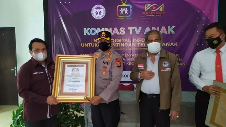 Kapolres Gowa Raih Penghargaan KPAI