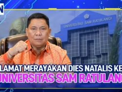 Kepala BNN RI Ucapkan Selamat Dies Natalis Ke-60 Universitas Sam Ratulangi Manado
