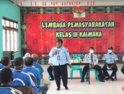 Sosialisasi Permenkunham No.24 Tahun 2021 Kepada WBP Lapas Kaimana