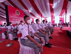 Dukung Pembelajaran Tatap Muka, BIN Vaksin 4.000 Pelajar SMA di Deli Serdang
