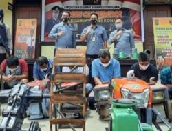 Waspada!!!.Di konawe Sudah 6 Orang Spesialis Pencuri Traktor Mendekam Dibalik Jeruji Besi