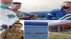 Kunjungan Ketua DPC PPWI Konawe ke SDN 2 Wawotobi, Jumat (15/10/2021)