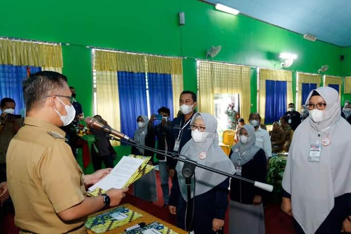 Wali Kota Kendari H. Sulkarnain K, SE., ME., secara resmi mengukuhkan Gerakan Pemasyarakatan Minat Baca (GPMB) Kota Kendari periode 2021-2025