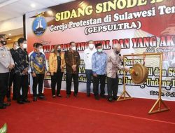 Wakil Gubernur Buka Sidang Sinode XVIII Sultra di Kolaka