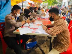 Gerai Vaksin Polres Majene Sasar Pasar Sentral dan Kelurahan Baru