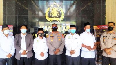 Kapolres Tulang Bawang menerima audiensi Dewan Pimpinan Daerah Lembaga Dakwah Islam Indonesia (DPD LDII) Kabupaten Tulang Bawang,.