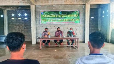 Dari Membuat Jalan & Jembatan, Satgas TMMD Laksanakan Kegiatan P4GN di Desa Ampar Bedang