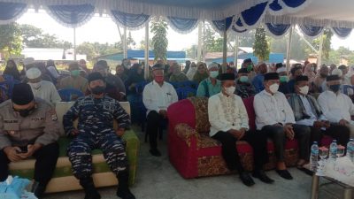 Pengajian Akbar PHBI di Halaman Masjid Babussalam Sowi SP IV Kabupaten Manokwari, Rabu (29)10)2021)