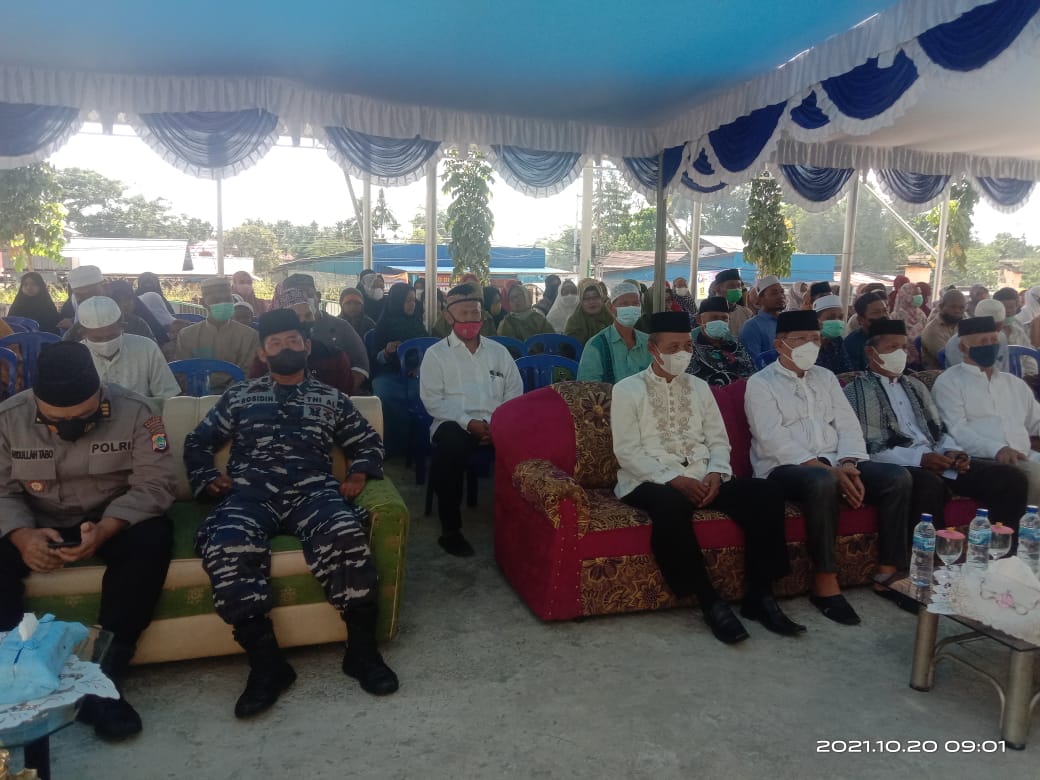 Pengajian Akbar PHBI di Halaman Masjid Babussalam Sowi SP IV Kabupaten Manokwari, Rabu (29)10)2021)