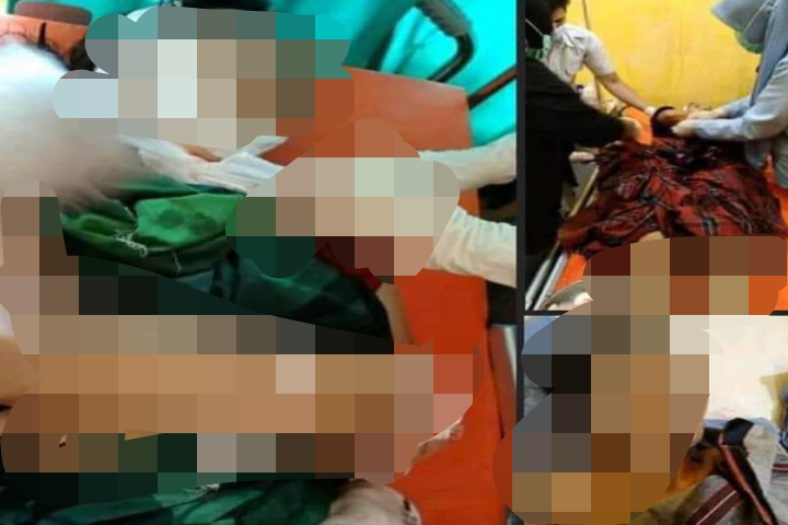 Tiga korban pembunuhan yang dilakukan anak kandung di Bantaeng, Selasa (26/10/2021)