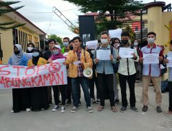 Aliansi BEM Samarinda Geruduk Polresta Samarinda, Ini Tuntutannya