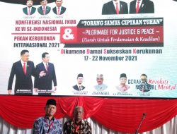 Ketua LDII bersama Ketua FKUB Nabire Ikuti Konferensi Nasional VI FKUB Se-Indonesia & Pekan Kerukunan Dunia di Manado Sulut
