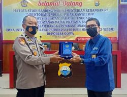 6 Pegawai Kantor Pelayanan Pajak Pratama Bantaeng Kunjungi Polres Gowa, Ini Agendanya