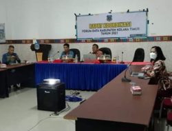 Bappeda Litbang Koltim Gelar Rapat Koordinasi Forum Data Koltim Tahun 2021