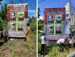 Guna Tangkap DPO Terosis, Polisi Pasang Baliho
