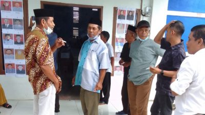 Suasana pemilihan BPD di kantor Desa Tamatto Kecamatan Ujuloe, Rabu (10/11/2921)