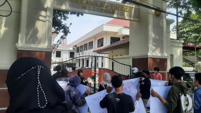 DPP Gerakan Pemuda Indonesia Gelar Aksi, Desak Pengadilan Tinggi Makassar Menolak Gugatan Banding PT Semen Bosowa Maros