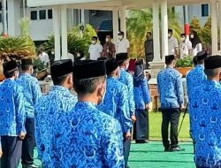 Bupati H. Safei Mengambil Sumpah Janji 204 CPNS Lingkup Pemkab Kolaka Jadi ASN