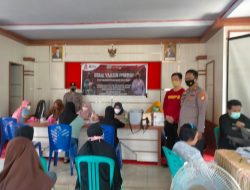 Semangat Wakapolsek Polut Tidak Pernah Surut Tangani Vaksin