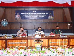 Kapolres Bulukumba Buka Kegiatan Rakor Lintas Sektoral Dalam Rangka Pengamanan Natal Dan Tahun Baru 2021