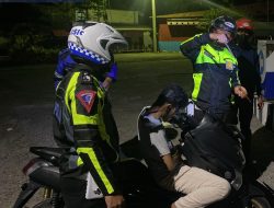 Membawa Badik Seorang Pria Terjaring Razia Satlantas Bulukumba