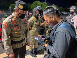 Menjaga Situasi Kamtibmas Bulukumba, TNI-Polri dan Satpol PP Patroli Gabungan