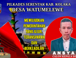 Maju Cakades Watumelewe, Ansyar Tegaskan Transparansi, Simak Visi Misinya
