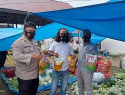 Polres Mateng Terjunkan Personel Deteksi Ketersedian dan Harga Minyak Goreng di Pasaran