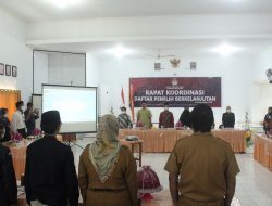 KPU Bantaeng Menggelar Rapat Koordinasi Daftar Pemilih Berkelanjutan