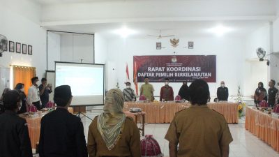 KPU Bantaeng Menggelar Rapat Koordinasi Daftar Pemilih Berkelanjutan