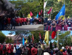 Aksi 11 April, Aliansi Pemuda Mahasiswa Bersatu Penuhi Jalan Di Kota Bulukumba